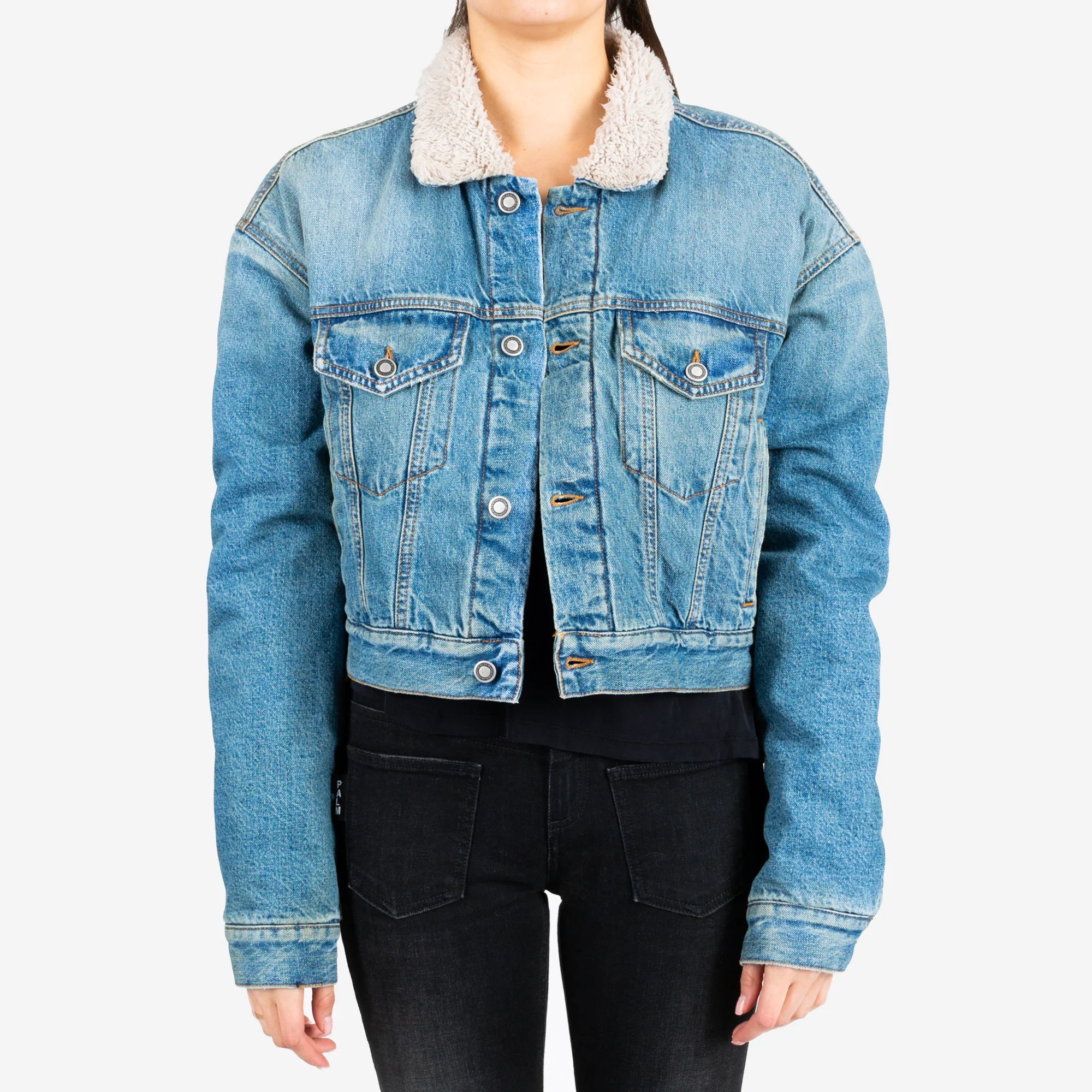 Womens Vintage Wash Jean Jacket