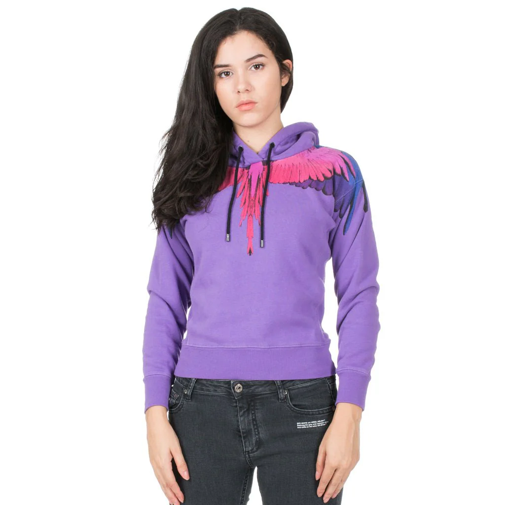 Womens Violet Wings Hoody