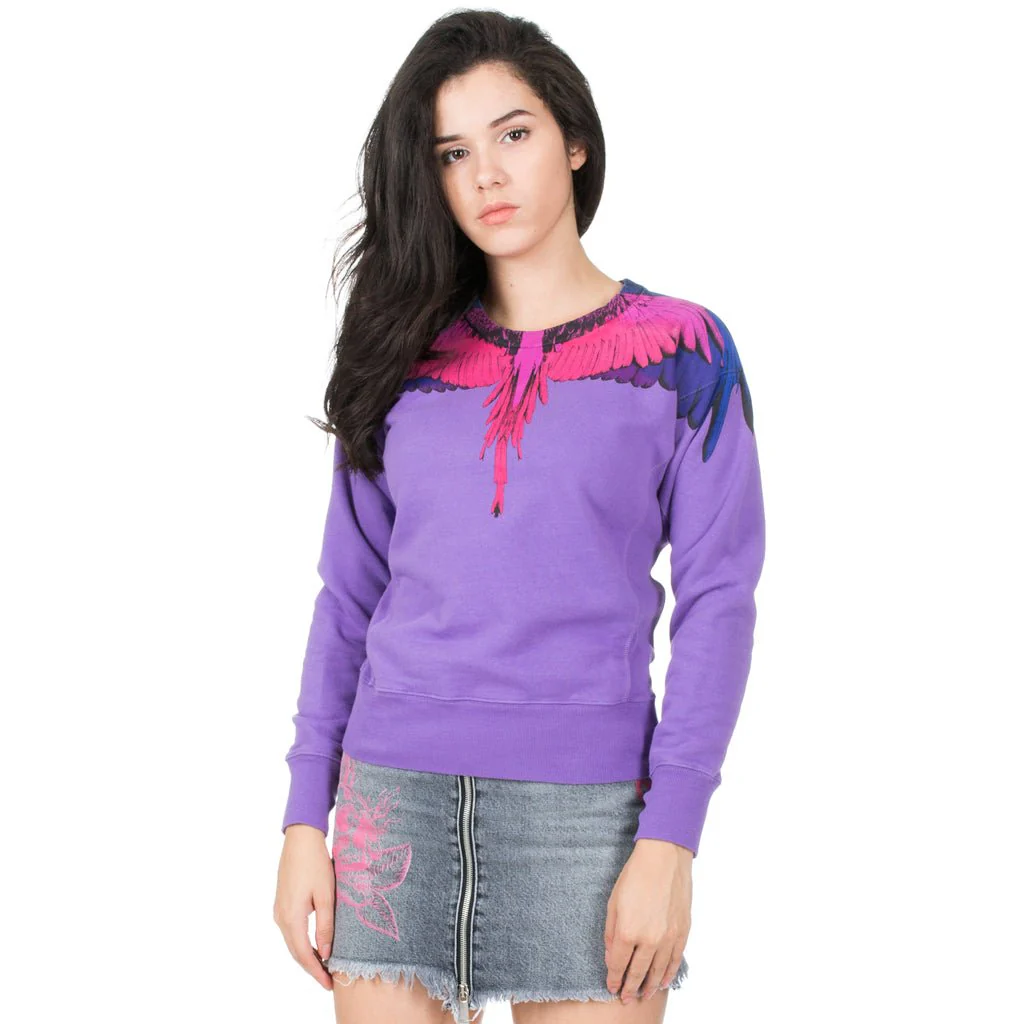 Womens Violet Wings Sweater