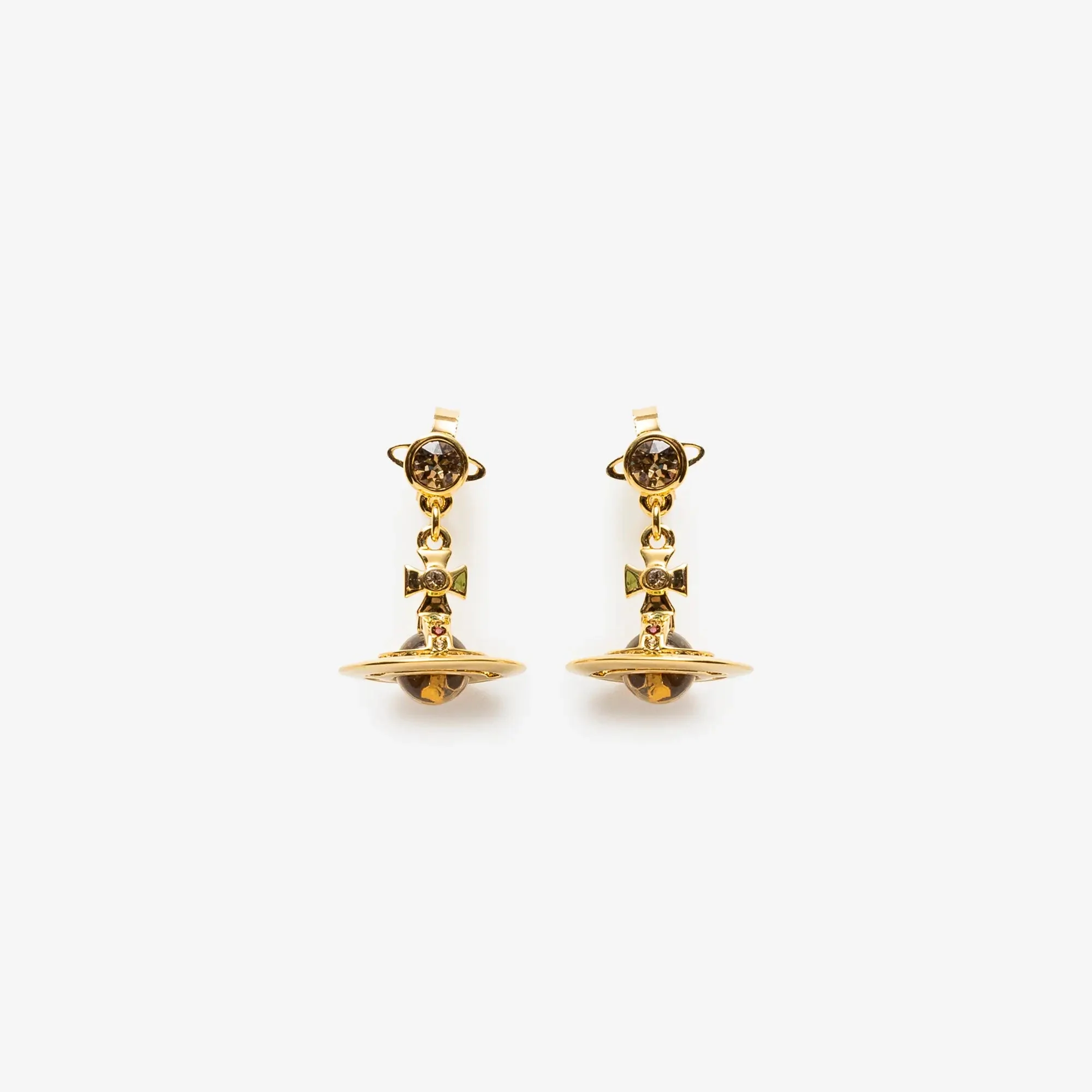 New Petite Orb Gold Earrings