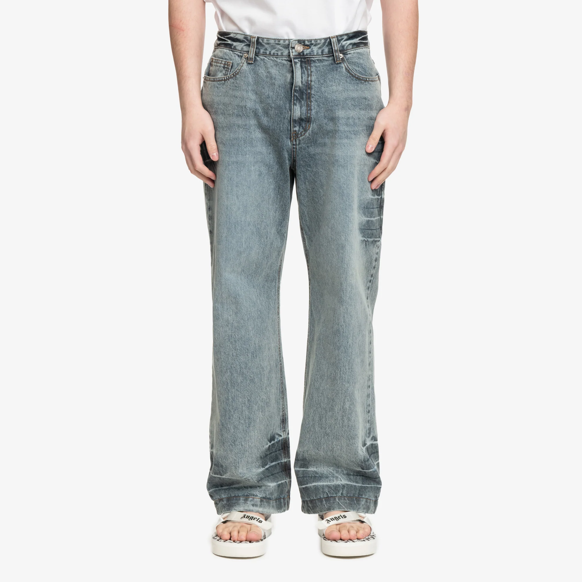Washed Denim Jeans