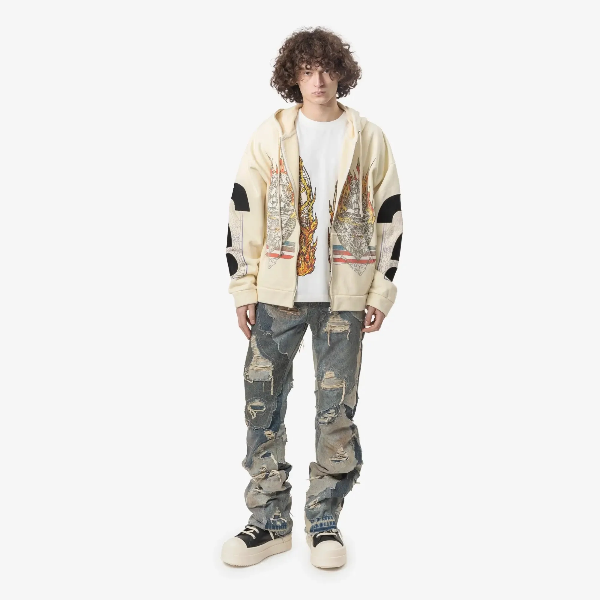 Engulfed Memories Zip Hoody - Image 2