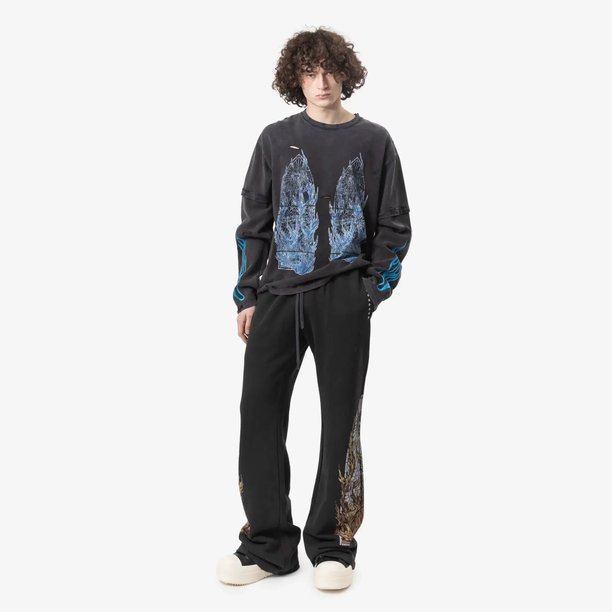 Flame Glass Hardware Sweatpants - Image 2