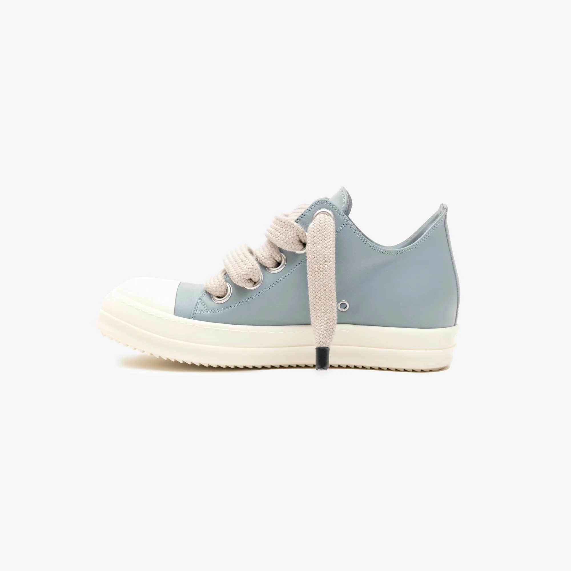Womens Low-Top Jumbolace Leather Sneakers - Image 5